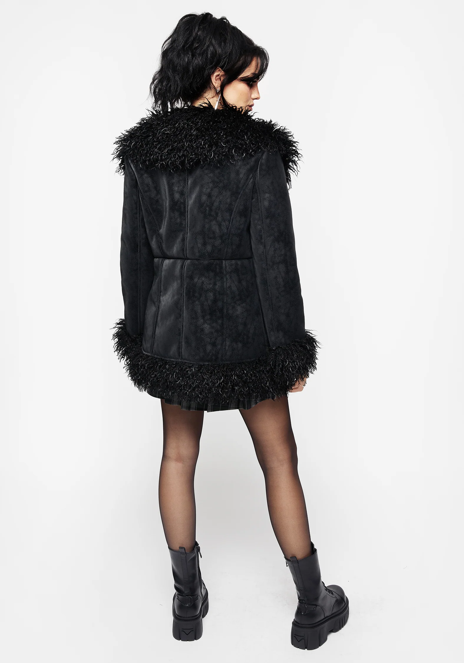 Ygritte Faux Fur Coat - Image 4
