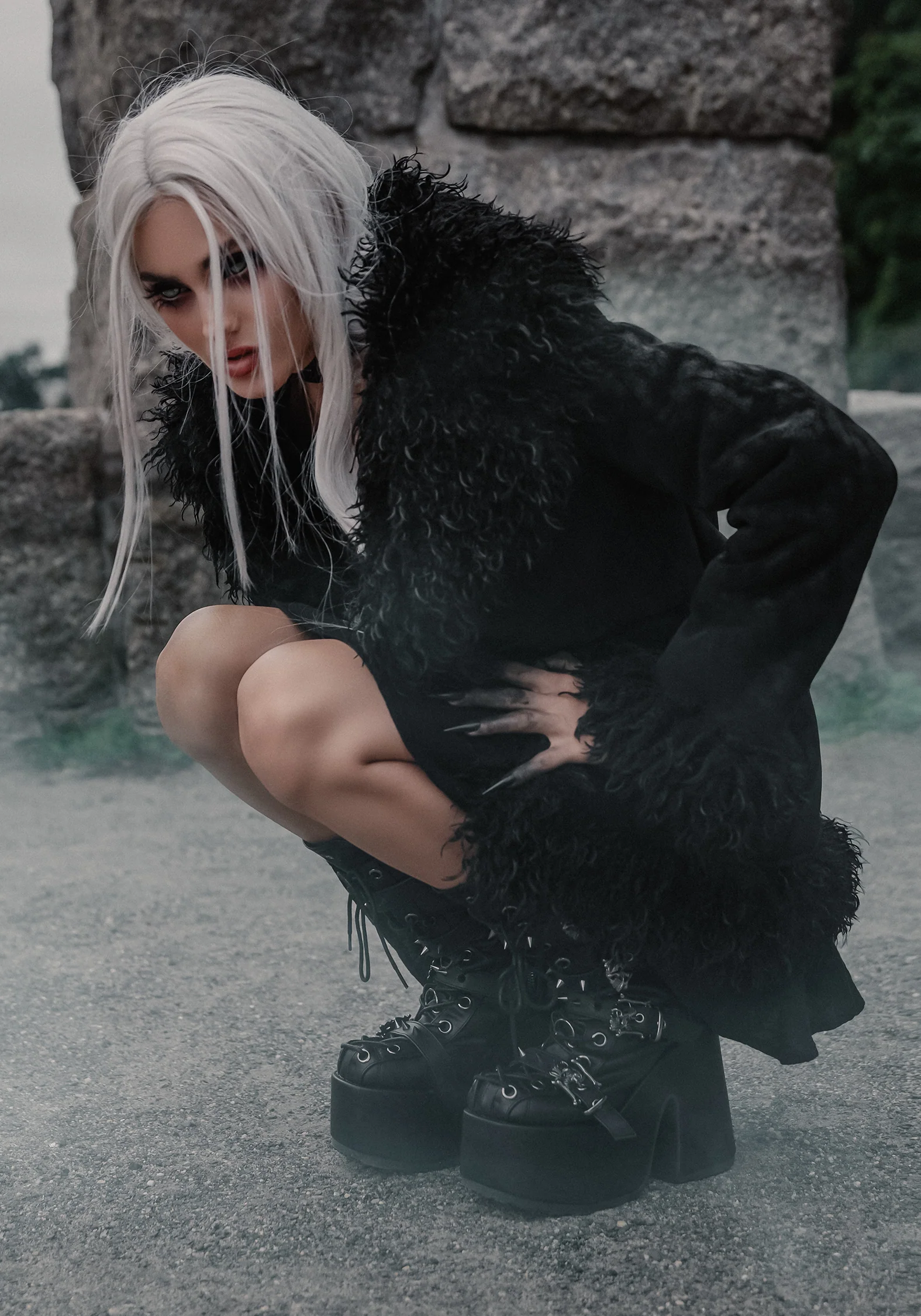 Ygritte Faux Fur Coat - Image 7
