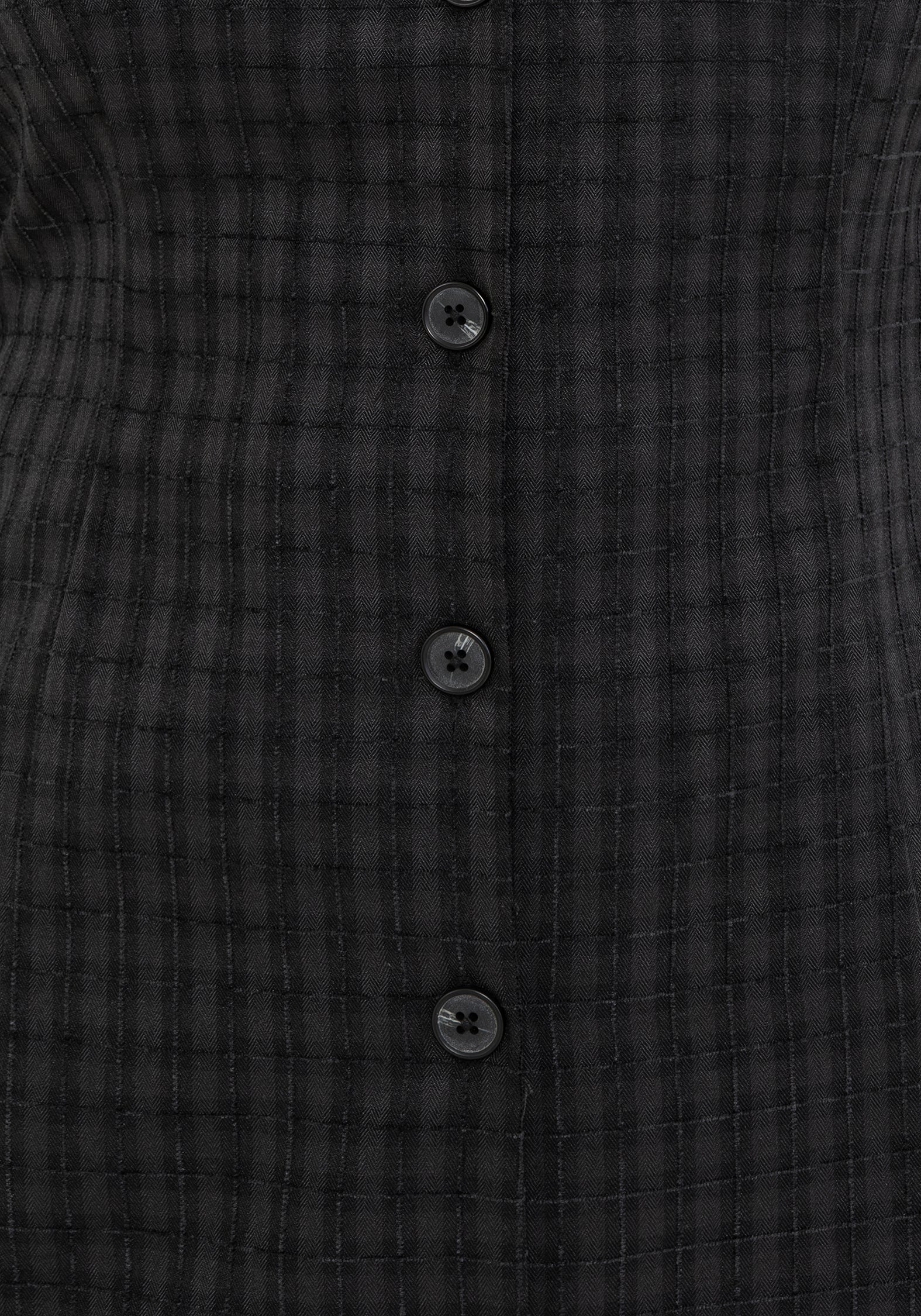 Ziggy Check Button Up Mini Dress - Image 9